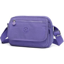 Smart Bags Krinkıl Kumaş Kadın Postacı Çantası BC 3166 - Mor