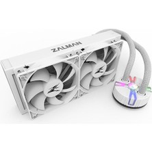 Zalman 240MM RESERATOR5-Z24-WH Rgb Sıvı Soğutmalı AM5-1700P Işlemci Fanı Beyaz