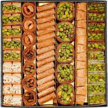 Al Sultan Sweets Karışık Baklava - 6lı Lezzet Koleksiyonu Kraft Kutu 1000GR