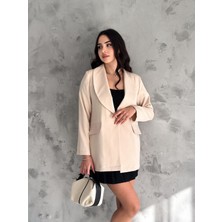 Noa Noa Cep Kapak Detaylı Basic Blazer Kadın Ceket