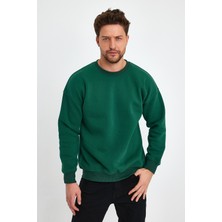 Kef Clothing Yeşil Sweatshirt, Oversize Sweatshirt, Erkek Sweatshirt