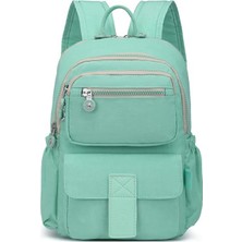 Smart Bags Krinkıl Kumaş Su Geçirmez Kadın Sırt Çantası BC 3168 - Açık Yeşil