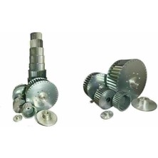 Orfan Çap 268 Boy 112 Delik 28 mm Sol Yön Radyal Fan Pervanesi