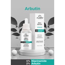 Algro Arbutin Cilt Tonu Eşitleyici & Leke Karşıtı & Canlandırıcı & Aydınlatıcı Cilt Bakım Serumu 30 ml