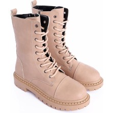 Getcho Rocco Kadın Kalın Tabanlı Nut Postal Bot