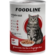 Foodline Biftekli Yetişkin Kedi Konservesi 400 gr