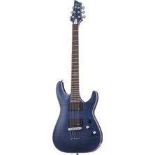 Schecter C-1 Platinum Elektro Gitar (Thru Midight Blue)