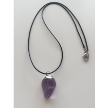 Afa Tasarım Doğal Taş Ametist Kolye