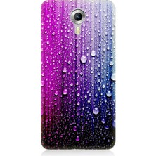 Teknomeg General Mobile Discovery 4g Uyumlu Renki Damlalar Desenli Silikon Kılıf