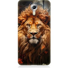 Teknomeg General Mobile Discovery 4g Uyumlu Yorgun Savaşçı Aslan Desenli Silikon Kılıf