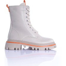 Getcho Orson Kadın Kalın Tabanlı Bej Bot