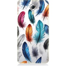 Teknomeg General Mobile Discovery 4g Uyumlu Renkli Soft Tüyler Desenli Silikon Kılıf