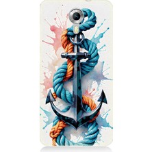 Teknomeg General Mobile Discovery 4g Uyumlu Gemi Çapası Desenli Silikon Kılıf