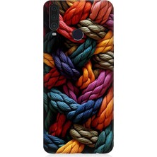 Teknomeg General Mobile GM10 Uyumlu Pastel Renkli Düğüm Ipler Desenli Silikon Kılıf