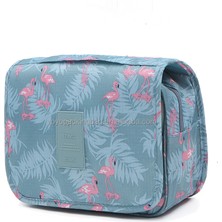 Sonreyon Çok Fonksiyonlu Askılı Makyaj Çantası Flamingo Desen ( Büyük Boy )