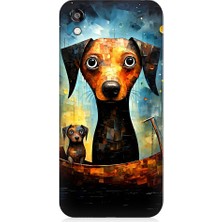 Teknomeg Huawei Honor 8s Uyumlu Köpek ve Sandal Desenli Silikon Kılıf