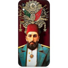 Teknomeg Huawei Honor 8s Uyumlu Osmanlı 2. Abdülhamid Han Desenli Silikon Kılıf