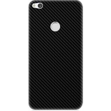Teknomeg Huawei P9 Lite 2017 Uyumlu Siyah Karbon Motif Desenli Silikon Kılıf