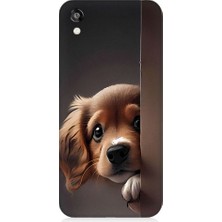 Teknomeg Huawei Honor 8s Uyumlu Yavru Sevimli Cute Köpek Desenli Silikon Kılıf