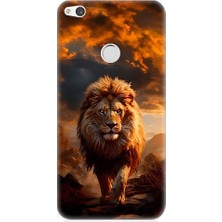 Teknomeg Huawei P9 Lite 2017 Uyumlu Yırtıcı Aslan Kral Desenli Silikon Kılıf