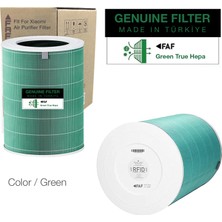 FAF Filtre  Model Pro Green True HEPA14 Filtre Xiaomi Mi Air Purifier Pro Model: Ac-M3-Ca Uyumlu Özel Seri High Efficiency Filtre Yeşil Ölçü: Ø20XH29CM