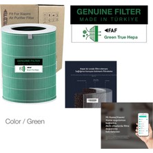 FAF Filtre  Model Pro Green True HEPA14 Filtre Xiaomi Mi Air Purifier Pro Model: Ac-M3-Ca Uyumlu Özel Seri High Efficiency Filtre Yeşil Ölçü: Ø20XH29CM