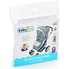 CLZ193  Puset Bebek Arabası Sinekliği 070 Beyaz