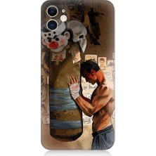 Teknomeg Apple iPhone 12 Uyumlu Boksör ve Kum Torbası Desenli Silikon Kılıf