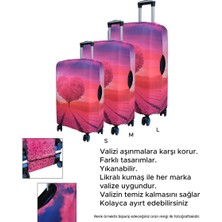 Bagacar Gezegen Büyük Boy Valiz Için Valiz Kılıfı