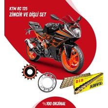 DID Ktm Rc 125 14-23 Dıd Vx3 Gold Zincir Dişli Set