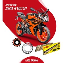 DID Ktm Rc 200 14-23 Dıd Vx3 Gold Zincir Dişli Set