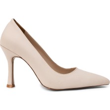 Deery Bej Rengi Kadın Stiletto - K0800ZBEJM01