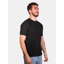Çapıt Unisex %100 Pamuk Standart Kesim Sıfır Yaka Kısa Kollu Kırmızı T-Shirt