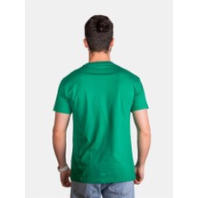 Çapıt Unisex %100 Pamuk Standart Kesim Sıfır Yaka Kısa Kollu Kırmızı T-Shirt