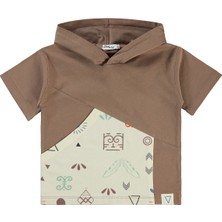 Civil Boys Erkek Çocuk Tişört 2-5 Yaş Kahve