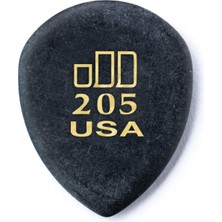 Jim Dunlop 477P205 Jd Jazztones Round Tip 6'lı Paket Pena - Siyah