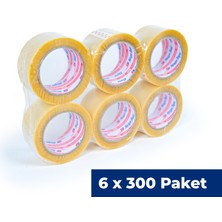 Nuga 67 mm x 100 mt Şeffaf Koli Bandı Hotmelt Red 1800 Adet