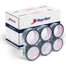 Nuga 45 mm x 40 mt Siyah Koli Bandı 96 Adet