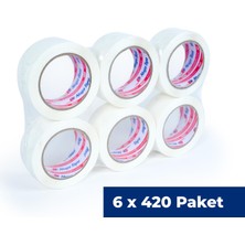 Nuga 45 mm x 100 mt Beyaz Koli Bandı 2520 Adet