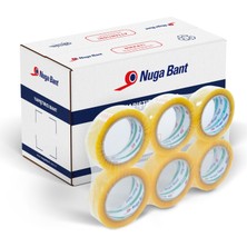 Nuga 45 mm x 100 mt Şeffaf Koli Bandı Akrilik 24 Adet