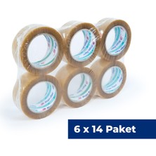 Nuga 45 mm x 100 mt Solvent Akrilik Koli Bandı 84 Adet