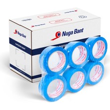 Nuga 45 mm x 100 mt Mavi Koli Bandı 24 Adet