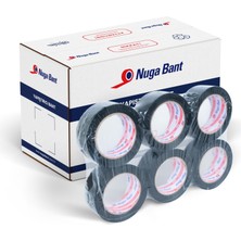 Nuga 45 mm x 100 mt Siyah Koli Bandı 2520 Adet