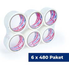 Nuga 45 mm x 40 mt Beyaz Koli Bandı 2880 Adet
