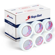 Nuga 45 mm x 100 mt Beyaz Koli Bandı 24 Adet