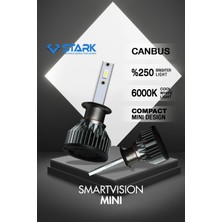 Stark Smart Vision Mini H1 LED Xenon Far Ampulü Kısa Tip Mini Slim Csp Şimşek Etkili