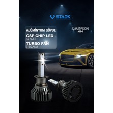 Stark Smart Vision Mini H1 LED Xenon Far Ampulü Kısa Tip Mini Slim Csp Şimşek Etkili