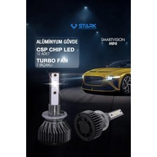 Stark Smart Vision Mini H27 LED Xenon Far Ampulü Kısa Tip Mini Slim Csp Şimşek Etkili