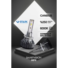 Stark Smart Vision Mini H27 LED Xenon Far Ampulü Kısa Tip Mini Slim Csp Şimşek Etkili