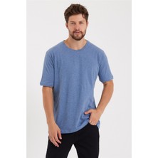 Tarz Cool Erkek V Yaka Slim Fit T-Shirt